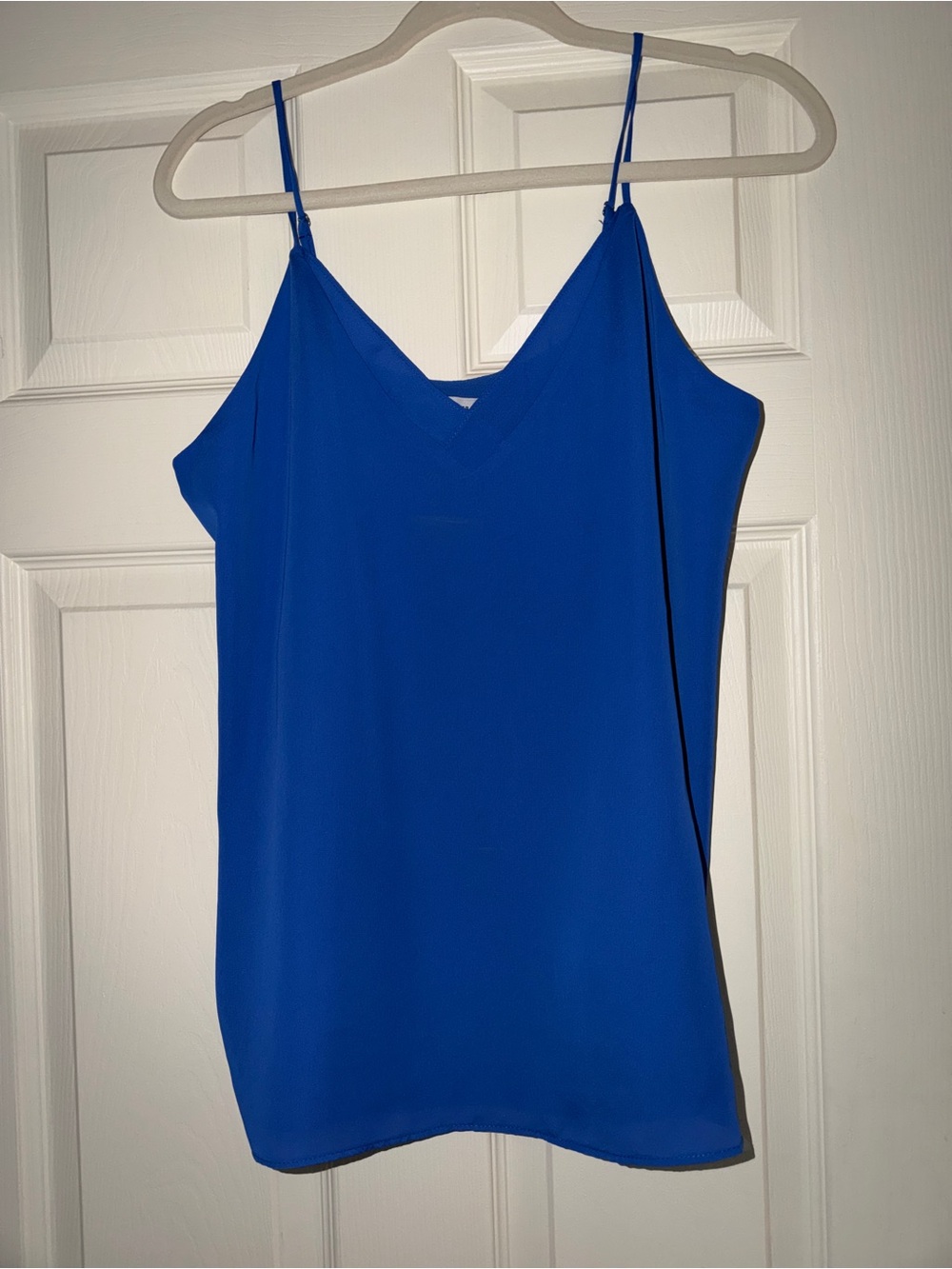 Naked Zebra Royal Blue V‑Neck Spaghetti Strap Camisole